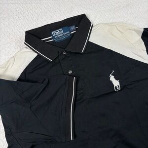 Polo by Ralph Lauren Moisture Management Black Short Sleeve Polo Shirt Size L